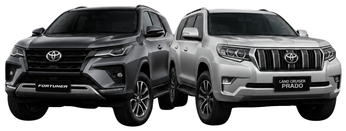 Toyota Fortuner y Land Cruiser Prado