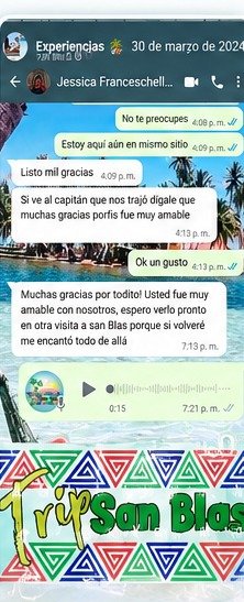 Captura de conversación de WhatsApp: cliente prometiendo volver pronto